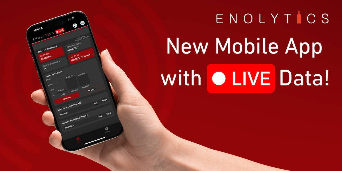 Enolytics Launches Enolytics Live: Real-Time Mobile App for Tracking Wine Sales Performance